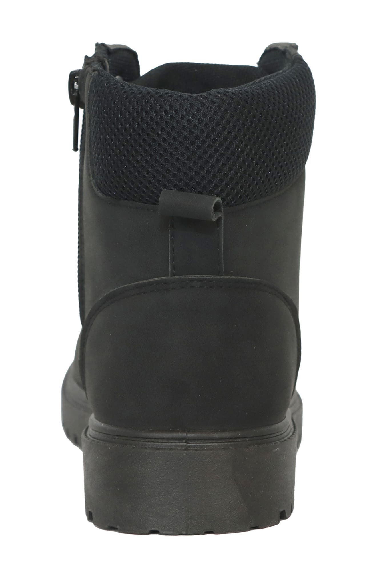 YOKI Kids' Tudor Combat Boot, Alternate, color, Black