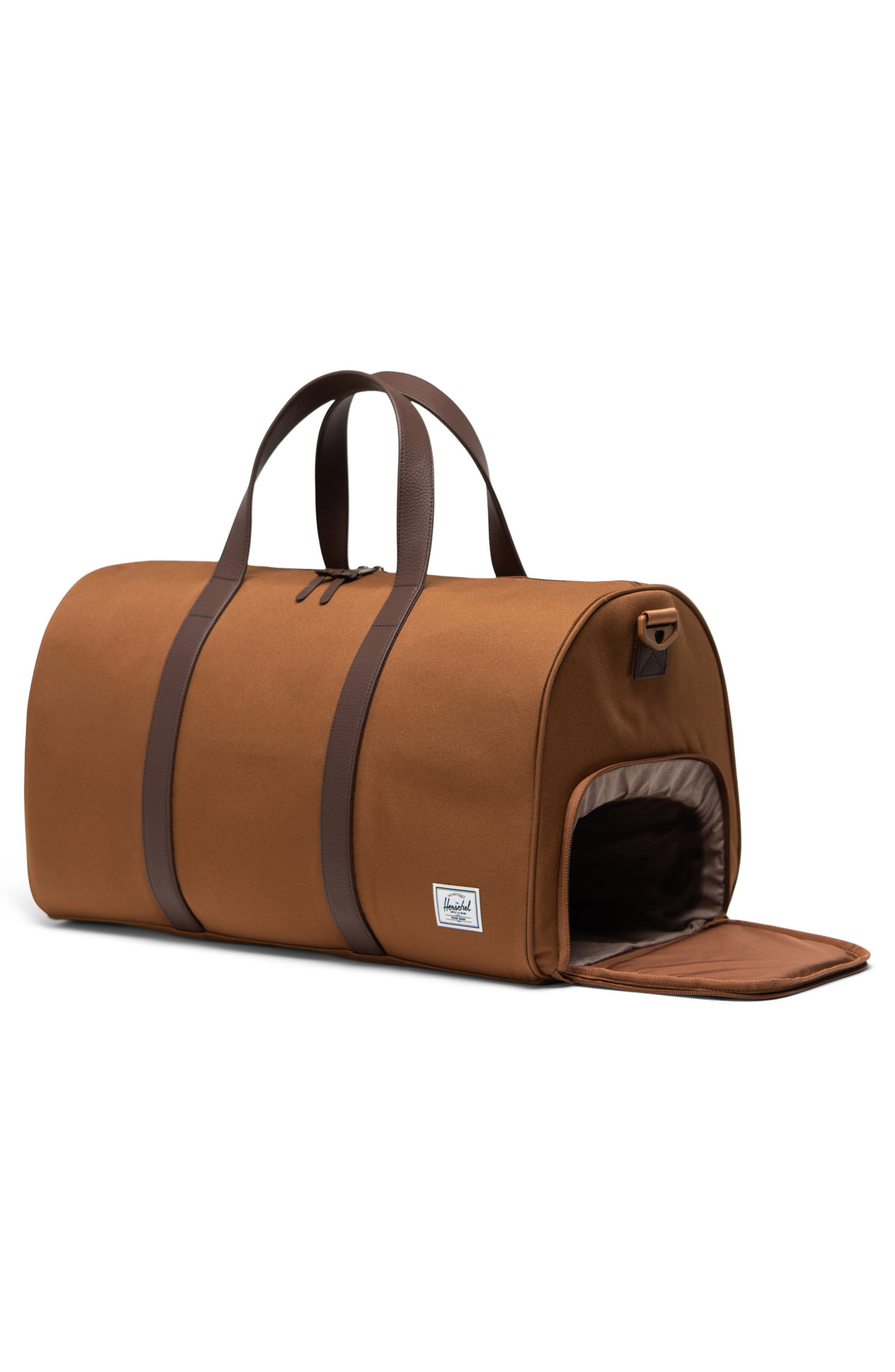 Herschel Supply Co. Novel Water Resistant Recycled Polyester Duffle Bag, Alternate, color, 