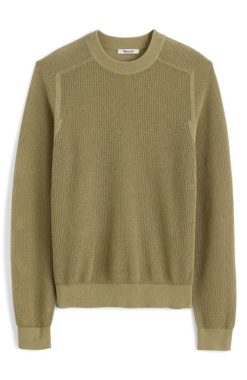 Madewell Mesh Knit Crewneck Sweater