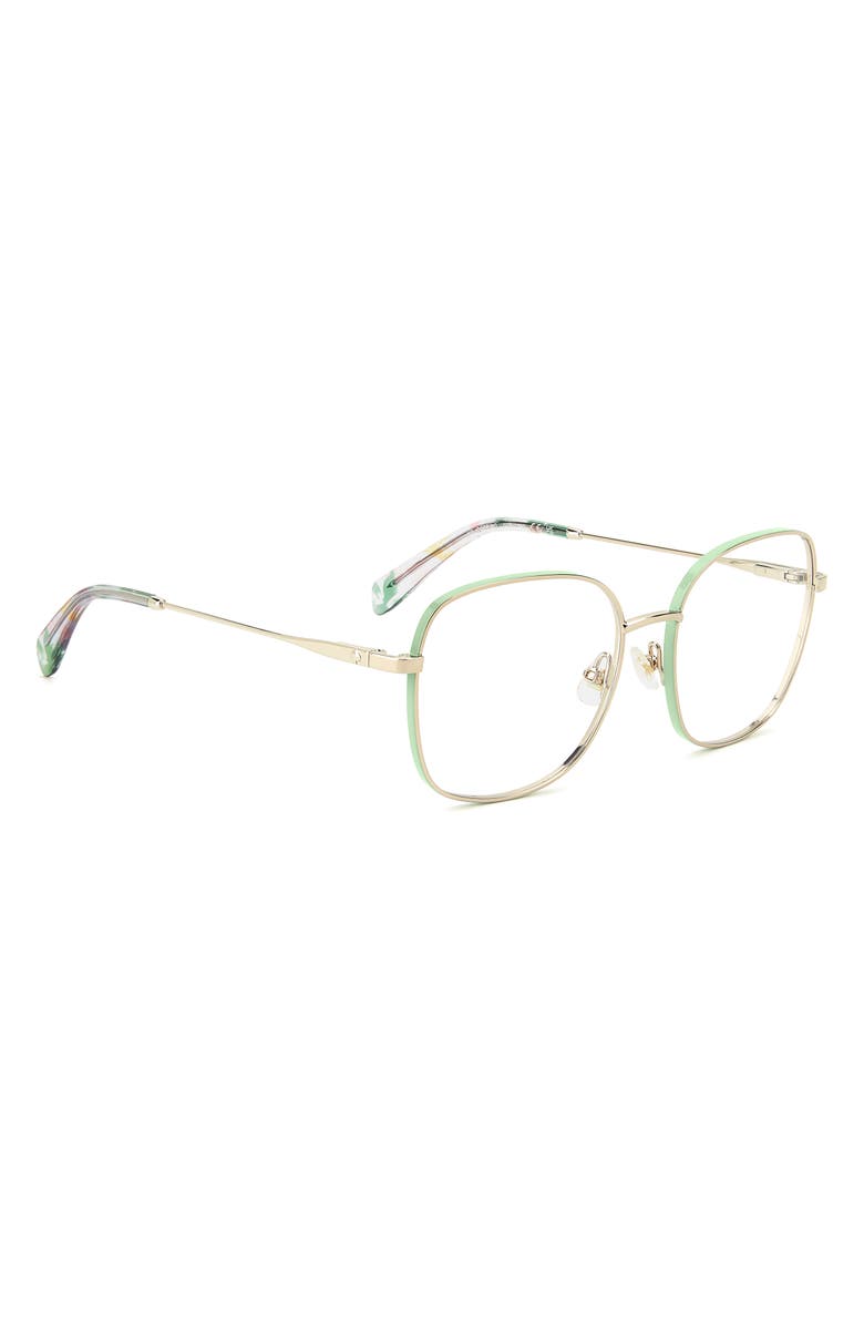 Kate Spade New York josee 53mm square reading glasses, Alternate, color,