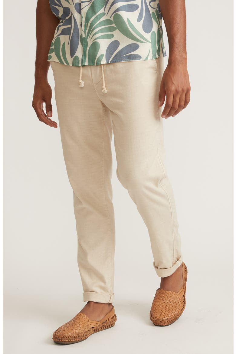 Saturday Stretch Cotton Beach Pants, Alternate, color, FOG
