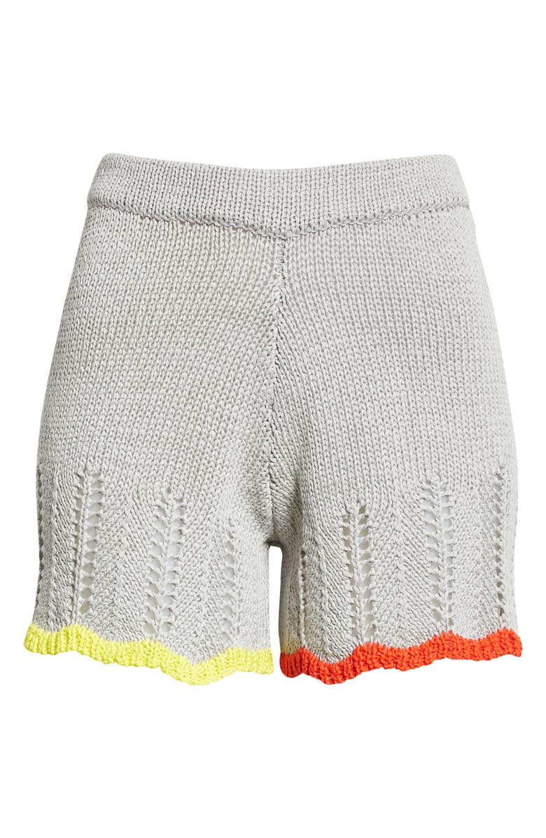 YanYan Lacee Organic Cotton Pointelle Knit Shorts, Alternate, color,