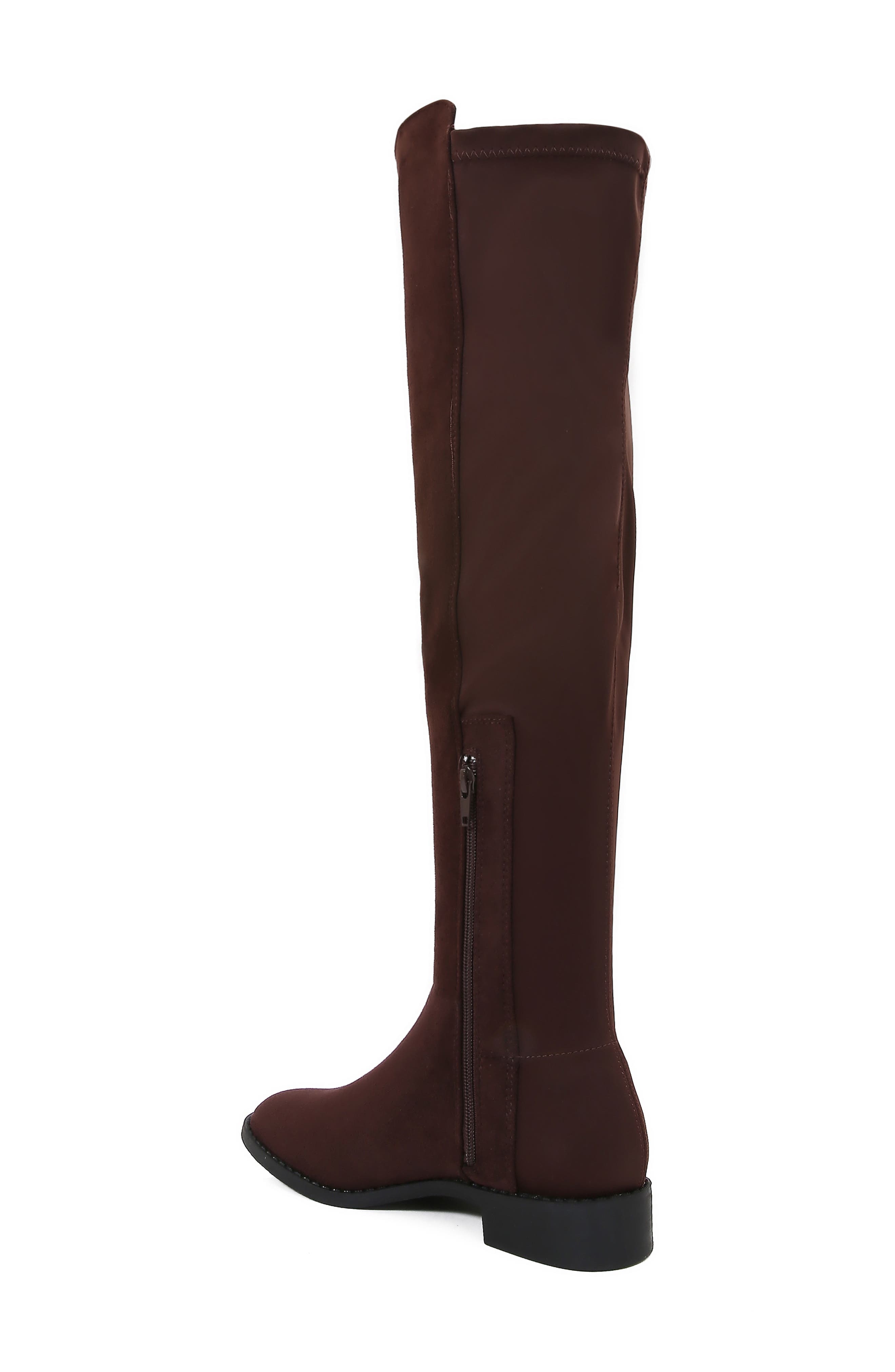Astrid Over the Knee Boot, Alternate, color, ASTRID-COFFEE/SUEDE