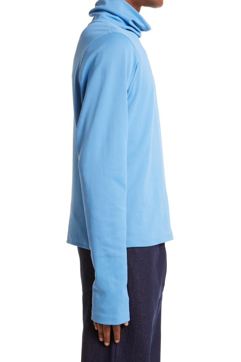 Contour Turtleneck, Alternate, color, CERULEAN BLUE
