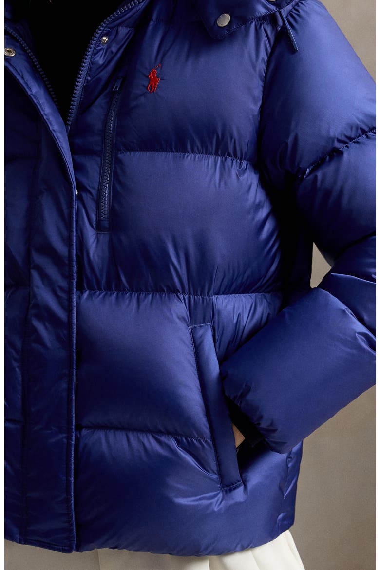 Mid-Weight Down Puffer Jacket, Alternate, color, CHARTER BLUE