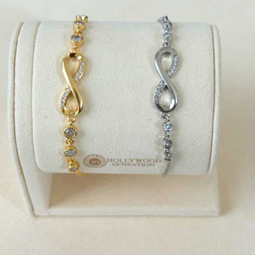 Hollywood Sensation Infinity Bracelet In Gold