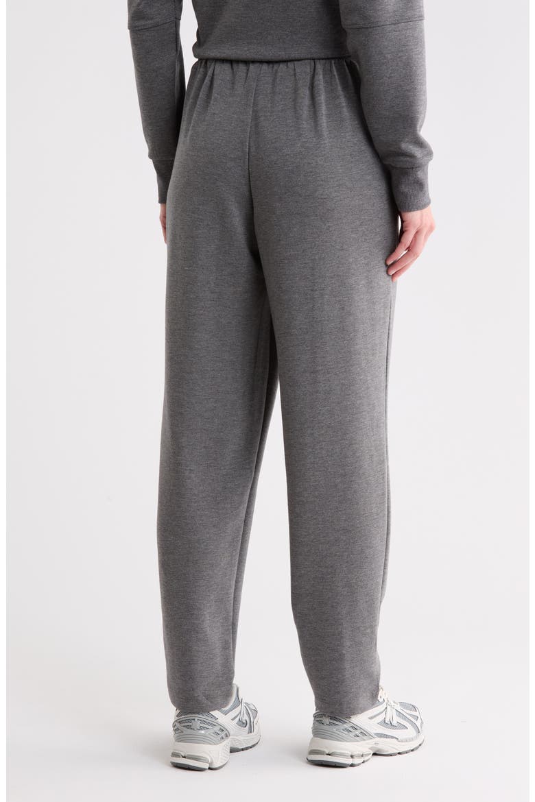 Regina High Waist Pleated Ankle Pants, Alternate, color, HEATHER BLACK