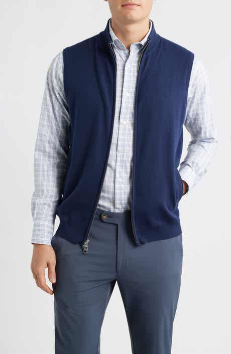 Peter Millar Coolspun Performance Full Zip Sweater Vest