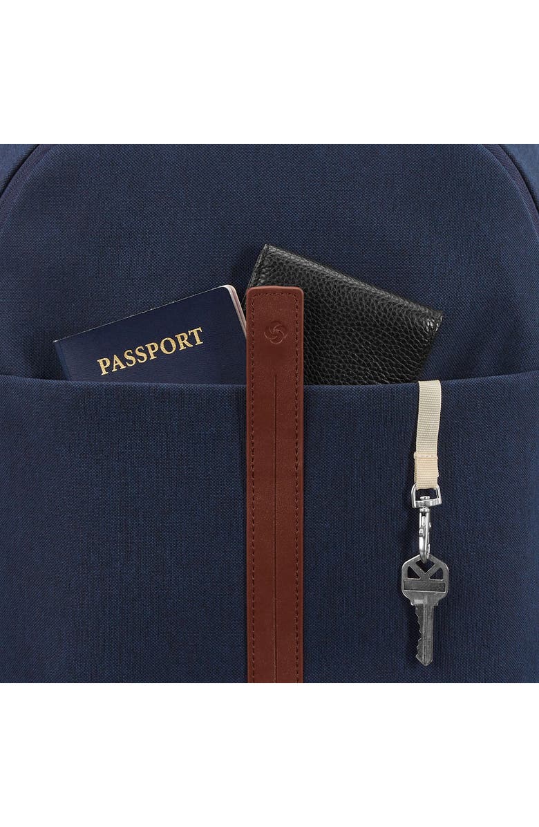 Samsonite Virtuosa 2 Piece Set Backpack & 21" Carry On Spinner Luggage, Alternate, color, Blue
