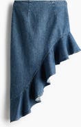 H&M Asymmetric Denim Skirt