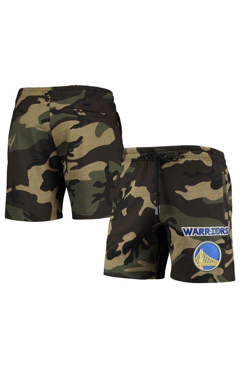 PRO STANDARD Men's Pro Standard Camo Golden State Warriors Team Shorts, Main, color, 