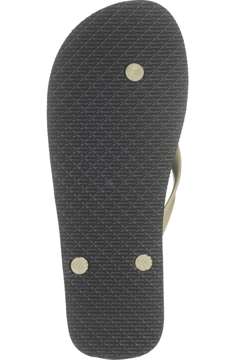 RVCA All the Way Flip Flop, Alternate, color, Black Camo