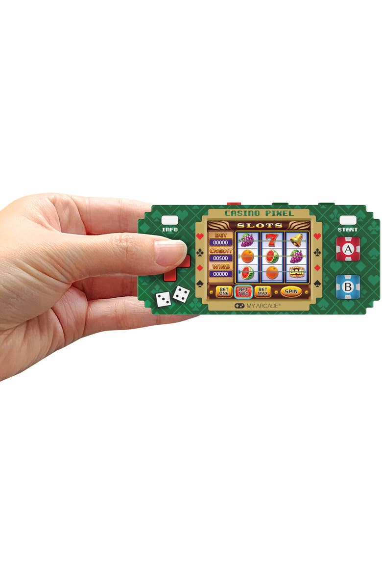 Myarcade Dgun3947 Casino Pixel Pocket Pro Handheld, Alternate, color, Multicolor