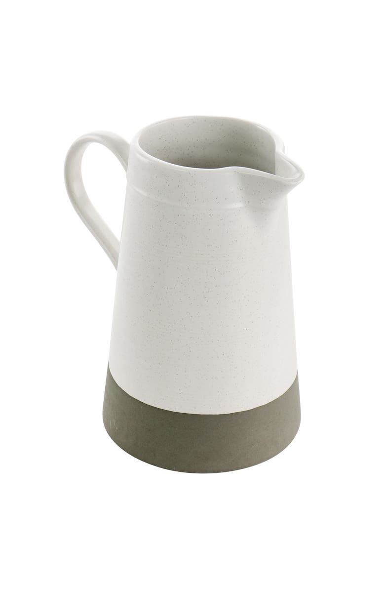 Gibson Milbrook 60oz Serving Pitcher, Alternate, color, White