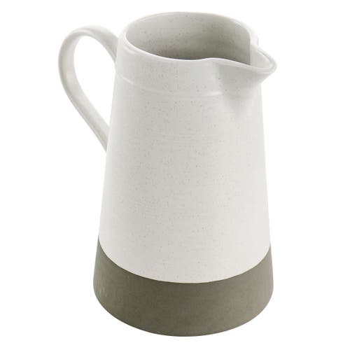 Gibson Milbrook 60oz Serving Pitcher In White