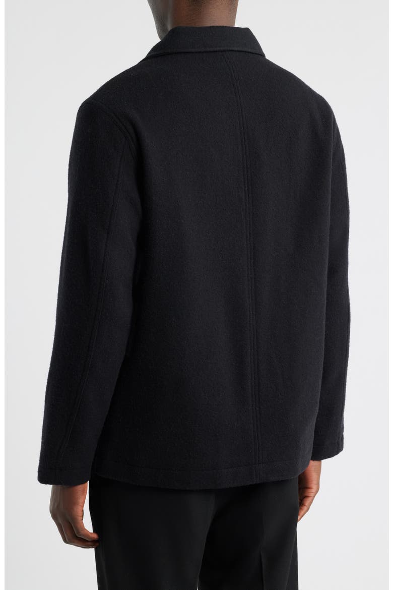 Burel Wool Shirt Jacket, Alternate, color, DEEP BLACK