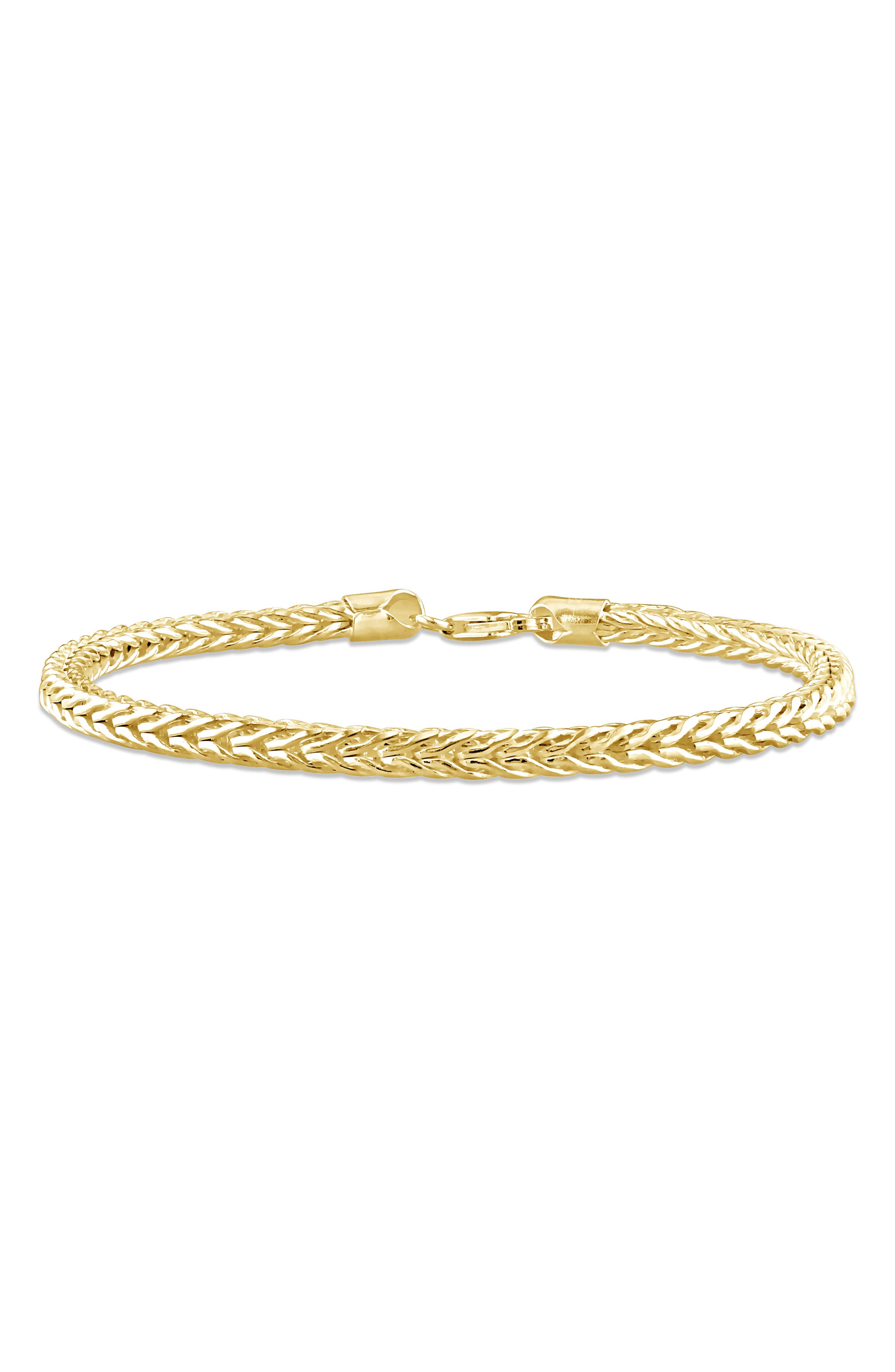 DELMAR Men's Foxtail Chain Bracelet
