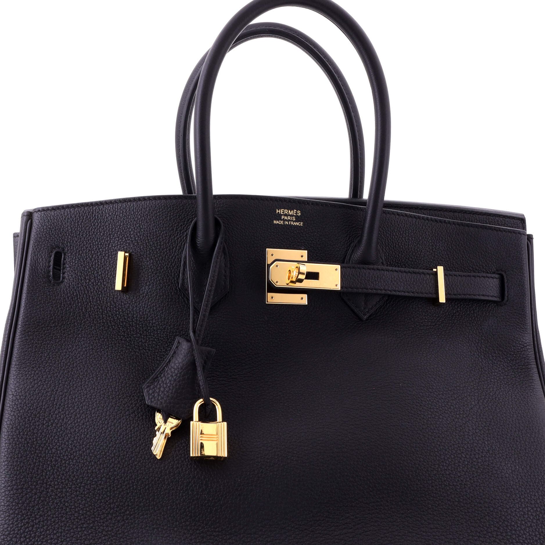 Birkin Handbag Black Togo with Gold Hardware 35, Alternate, color, Black
