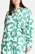 ELOQUII Relaxed Floral Shirt