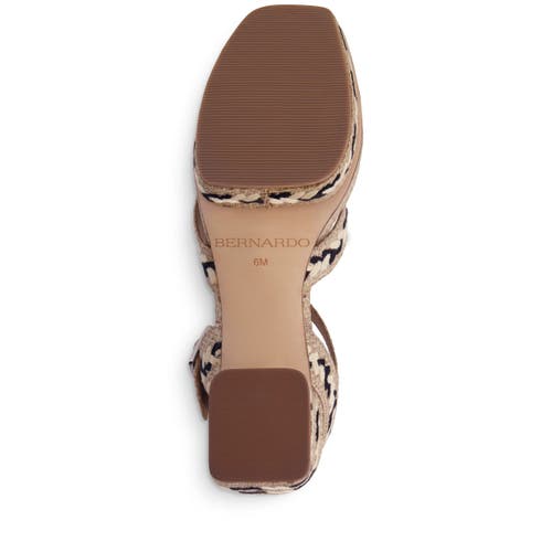 BERNARDO FOOTWEAR BERNARDO FOOTWEAR LIANA EMBROIDERED PLATFORM SANDAL