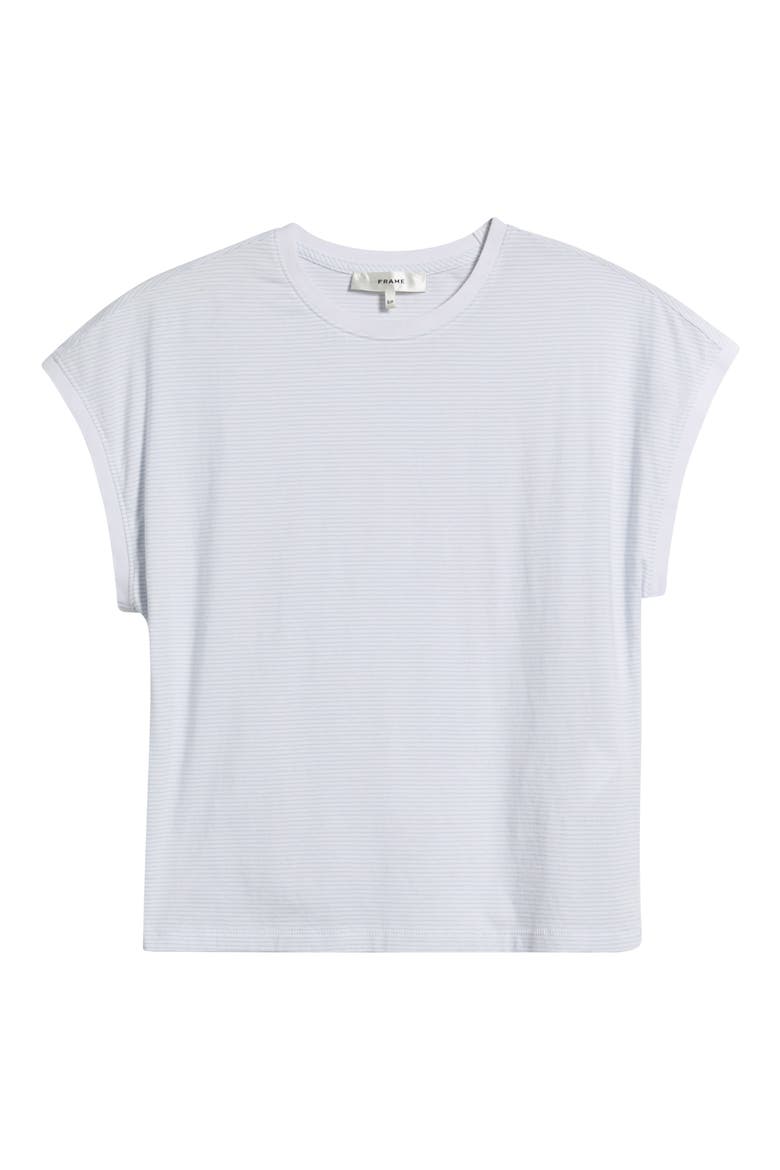 Stripe Supima® Cotton Muscle T-Shirt, Alternate, color, POWDER BLUE MULTI