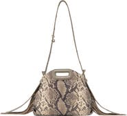 maje Python-embossed Miss M mini bag