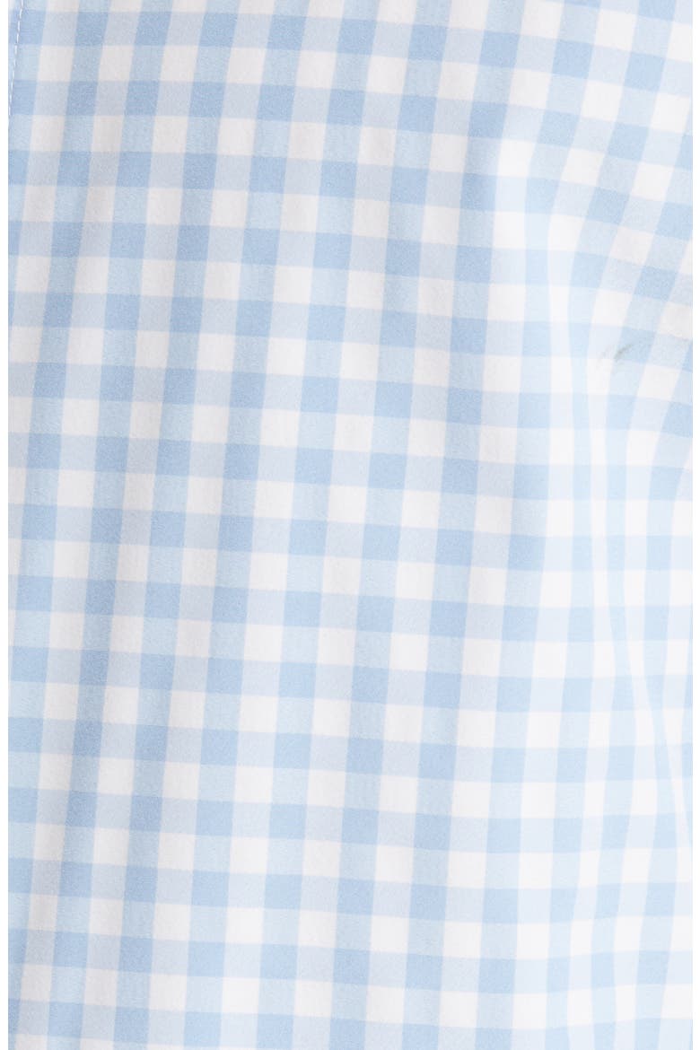 Men's Leeward Trim Fit GinghamButton-Up Shirt, Alternate, color, LIGHT BLUE GINGHAM