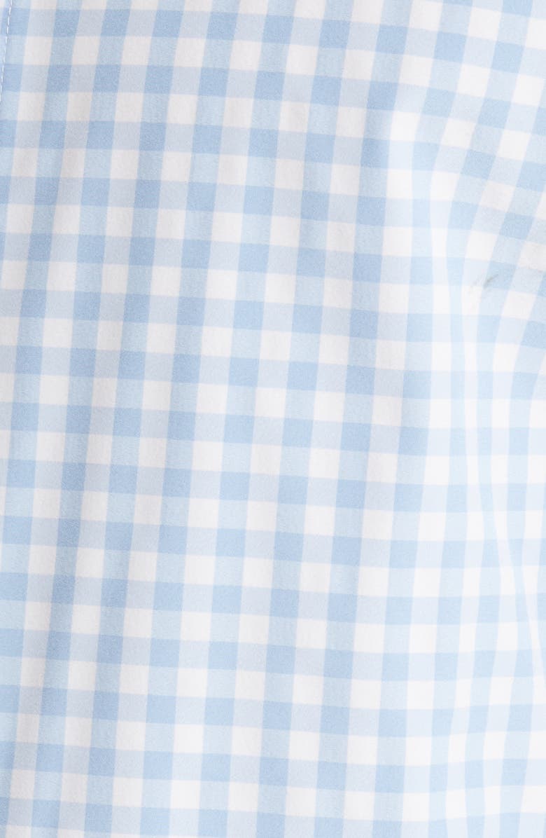 Mizzen+Main Men's Leeward Trim Fit GinghamButton-Up Shirt, Alternate, color, Light Blue Gingham