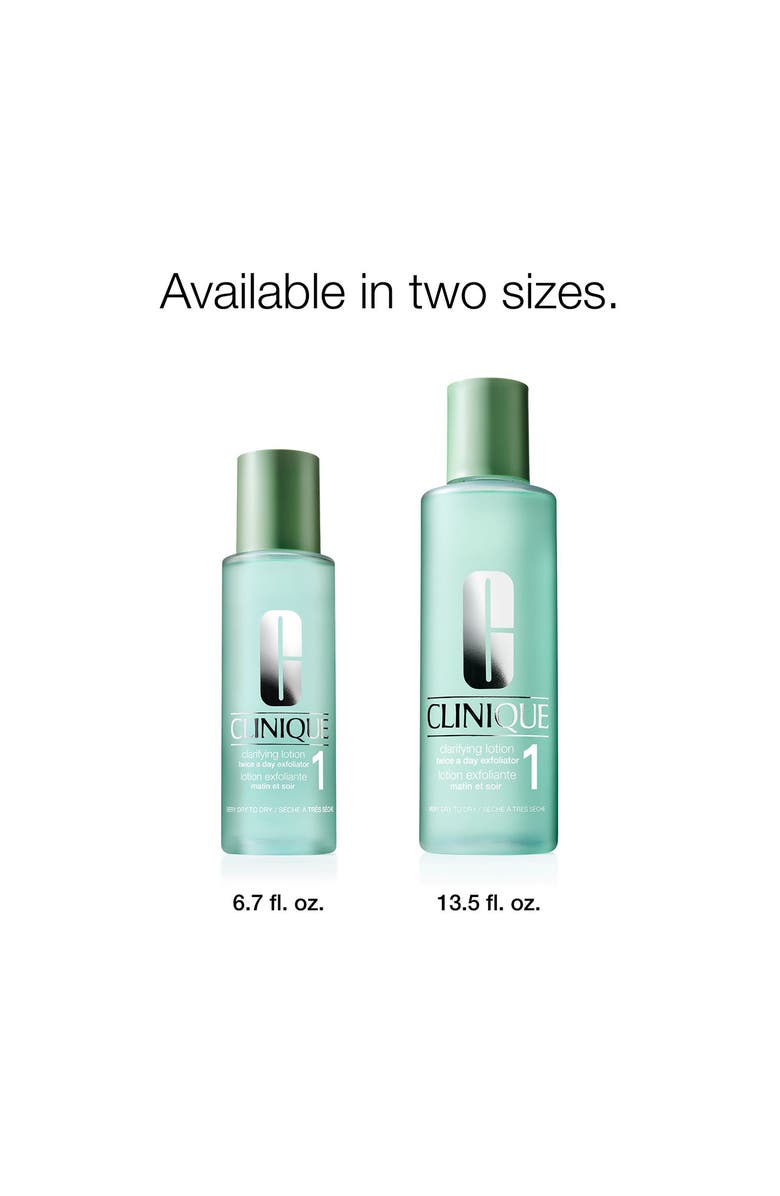 Clinique Clarifying Face Lotion Toner, Alternate, color, 1 Very Dry To Dry