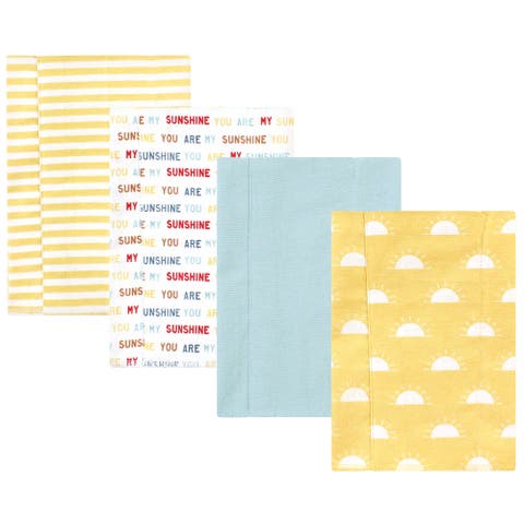4pk Flannel Burp Cloth (cotton Poly) (baby)