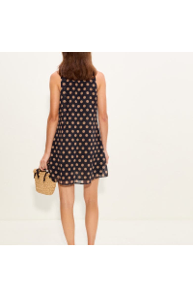 SIMONMILLER Gia Chiffon Mini Dress, Alternate, color, Brown