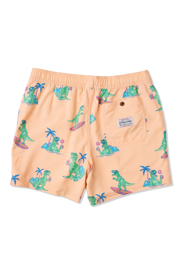 Rad-i-cool Party Starter 5-Inch Swim Trunks, Alternate, color, NEON CORAL