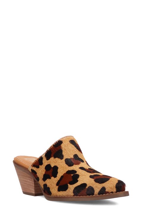 Calico Genuine Calf Hair Mule (Women)