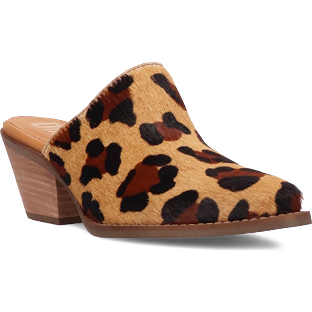 Dingo Calico Genuine Calf Hair Mule in Leopard  product