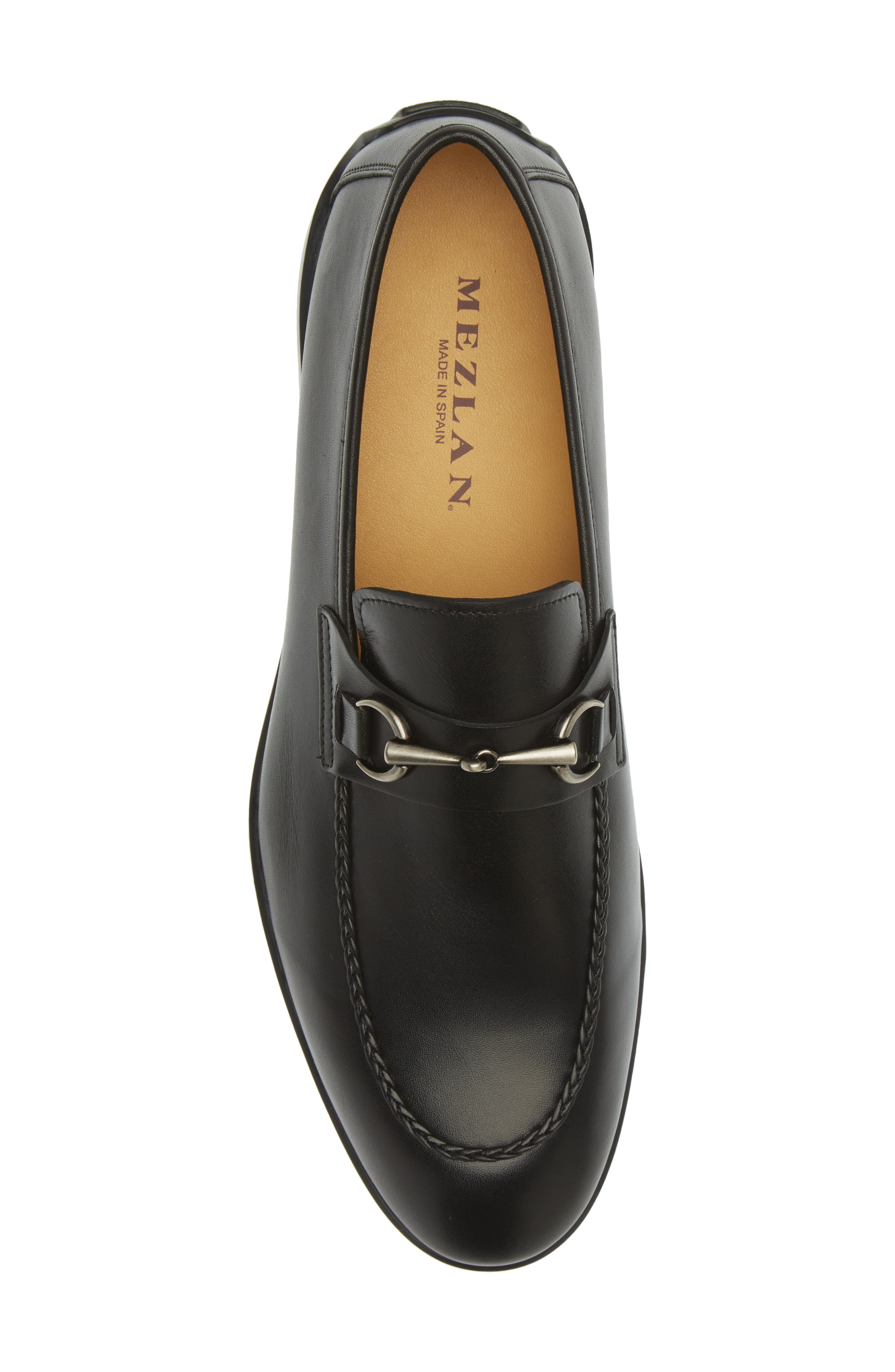 Mezlan Leather Bit Loafer, Alternate, color, 
