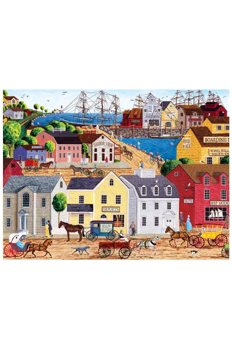 Home Port 300 Piece Jigsaw Puzzle, Alternate, color, Multicolor