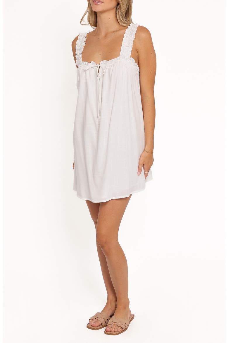 Hyacinth Minidress, Alternate, color, WHITE