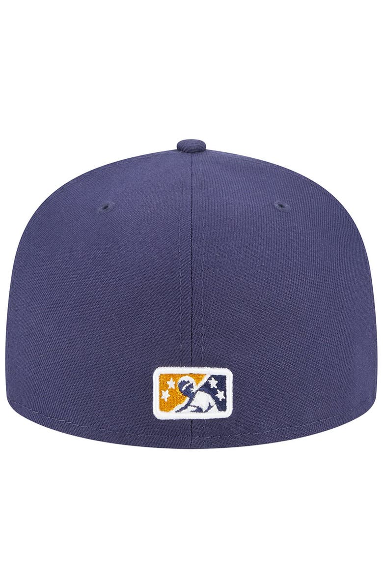 New Era Men's New Era Navy Lake County Captains Theme Nights 20th Anniversary Alternate 2 59FIFTY Fitted Hat, Alternate, color, Navy