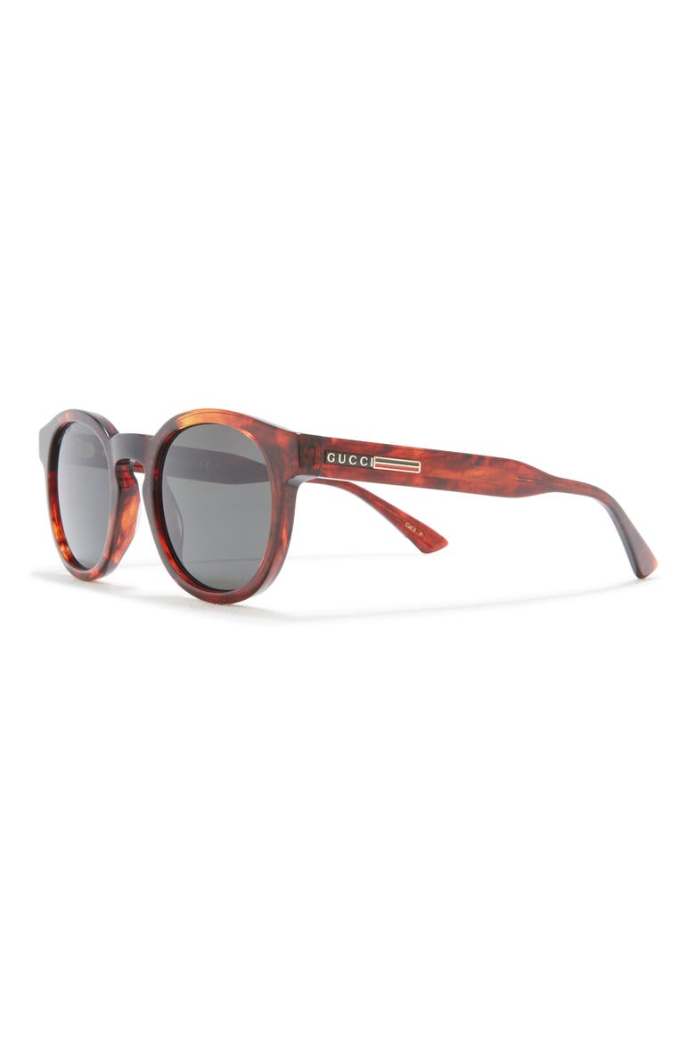 49mm Oval Sunglasses, Alternate, color, HAVANA HAVANA GREY