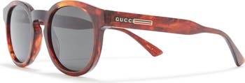 49mm Oval Sunglasses