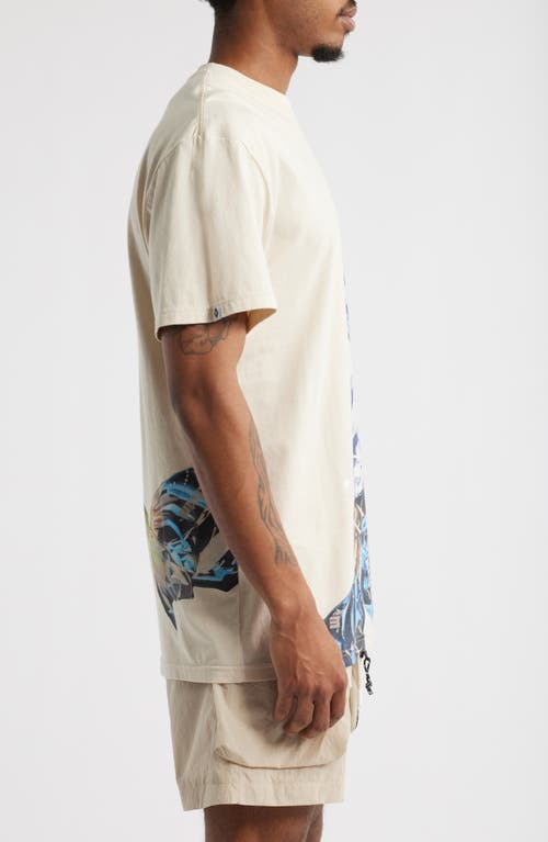 Icecream Candy Drop Oversize Graphic T-shirt In Neutral