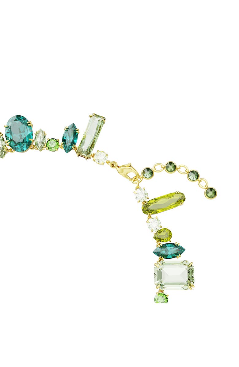Swarovski Gema Crystal Choker Necklace, Alternate, color, Green Multicolored