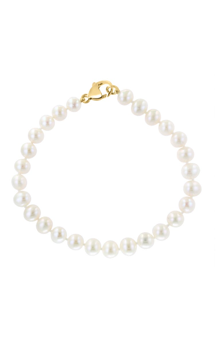 14Ky ,Fresh Water Pearl Set, Alternate, color, Hematite and FW Blush Pearl
