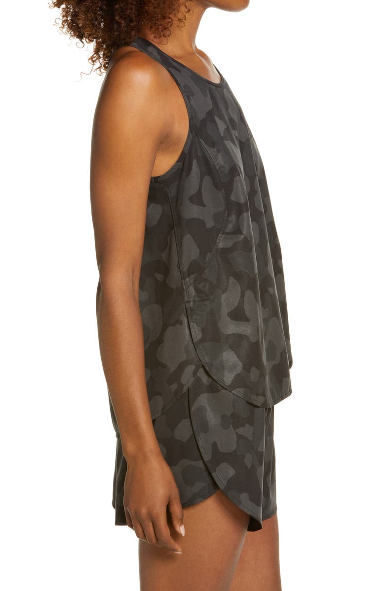 Zella Run In Stretch Woven Tank, Alternate, color,