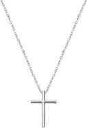 Tiny Blessings 14K Gold Rounded Cross 12-14" Necklace