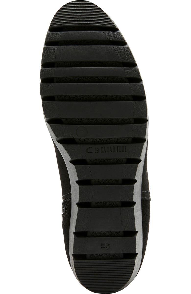 La Canadienne Teagan City Dry<sup>™</sup> Wedge Bootie, Alternate, color, Black Suede