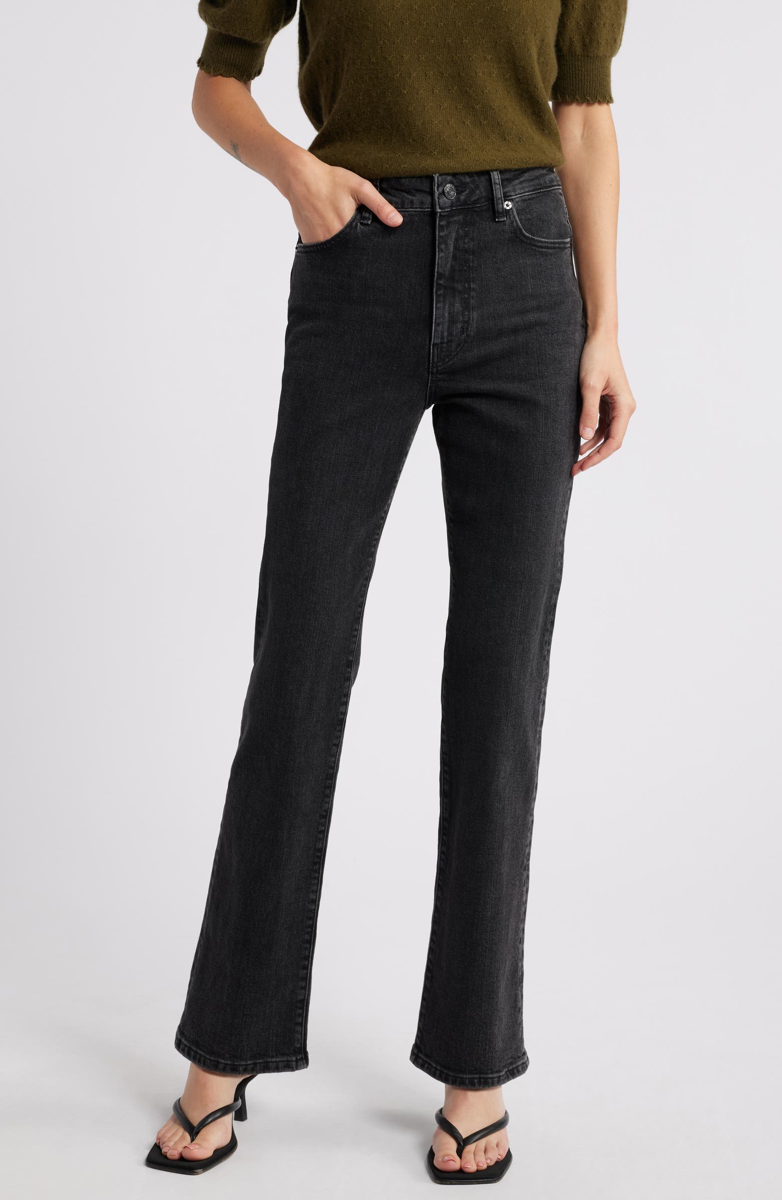 FRAME The Ruler High Waist Straight Leg Jeans | Nordstromrack