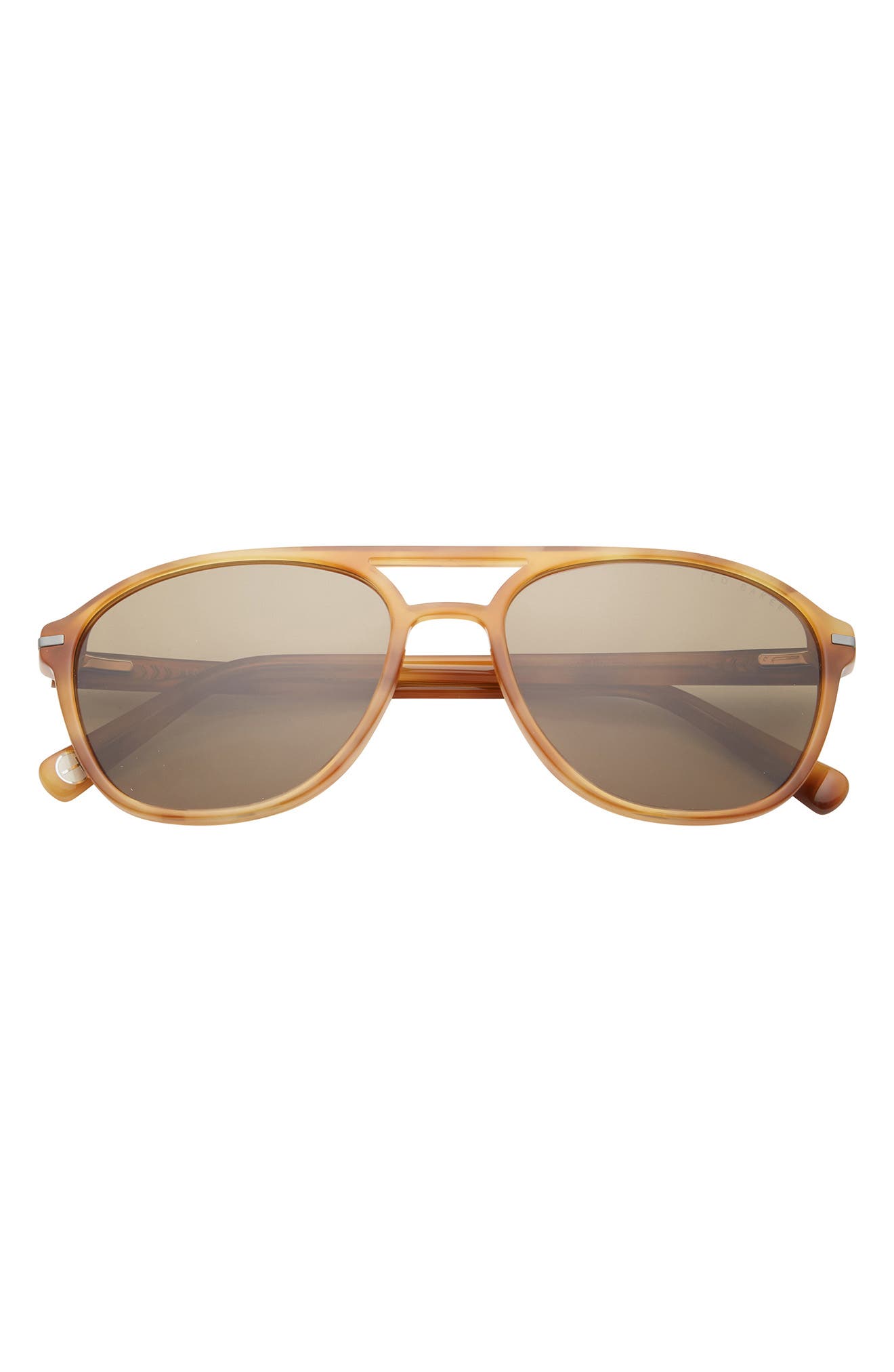 Ted Baker London 57mm Polarized Aviator Sunglasses