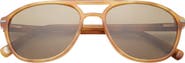 Ted Baker London 57mm Polarized Aviator Sunglasses
