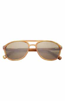 Ted Baker London 57mm Polarized Aviator Sunglasses